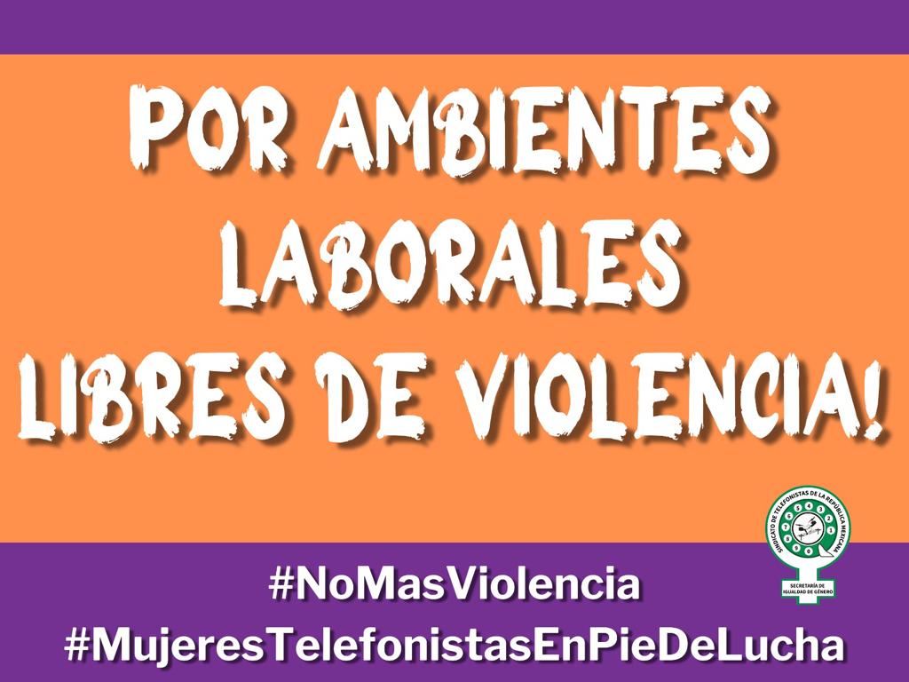 mishelech's tweet photo. #8DeMarzo 
#MujeresTelefonistasEnPieDeLucha
#MujeresTelefonistasPorIgualdadLaboral
#MujeresTelefonistasFuertesYUnidasContraLaViolencia https://t.co/IFKsxtoL0i