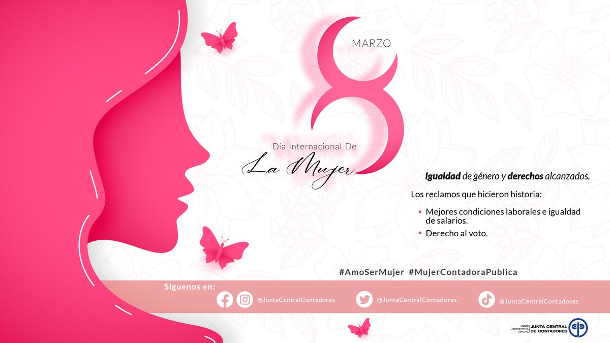 UAEjuntacc's tweet photo. #8M 🟪Actualmente hemos registrado que el 64.5%  de profesionales que ejercen la #contaduríaPública en Colombia son #mujeres .

En el #DíaDeLaMujer exaltamos su labor y reconocemos la importancia de continuar trabajando para  disminuir las brechas de género. 

#MujeresAutónomas https://t.co/bknNrugIRc