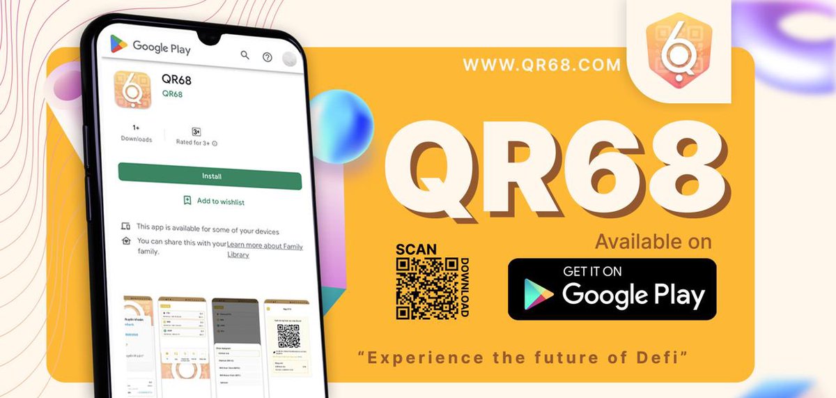 Kayeofweb3's tweet photo. 📍 The @QR68 Crypto Payment App is available on Google Play and Apple Store!

https://t.co/3arne2iU9B…

With a secure and user-friendly interface, you can manage your crypto assets on the go and  make transactions in seconds.
#Arbitrum #Payment #Crypto #BNB    #ETH #Vietnam https://t.co/Sf3HOKtf46