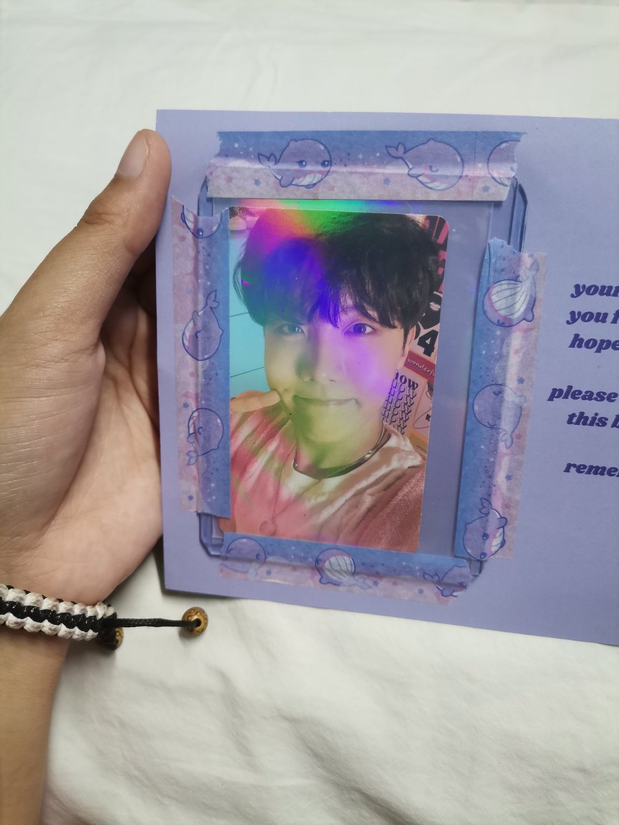BTSEROTONlN's tweet photo. omg hobi came home 🌈💜💫 it took so long 🥹 but it perfectly arrived at the right time 🥺 thankyou so much for this pc ga @borahaehug 🫂 it was worth the wait !! i love hobi so much and the fact that he recently released his new song ‘on the street’ ☹️ feels like it was destiny. https://t.co/zUEl3zdNc2