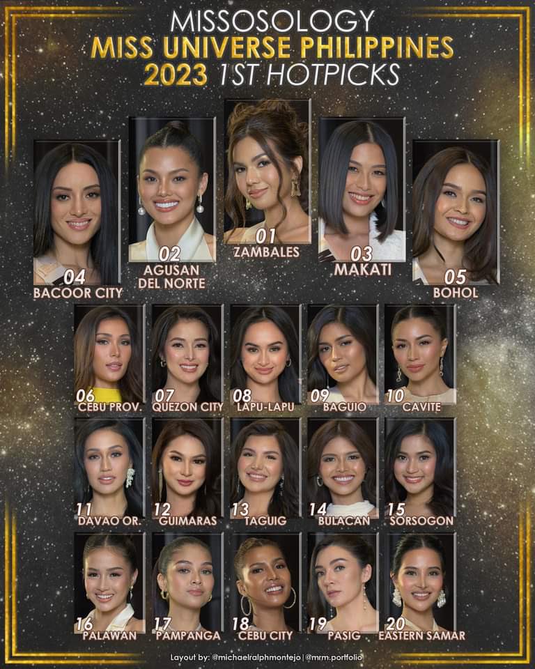 Missosology on X: Miss Universe Philippines 2023 First Hot Picks