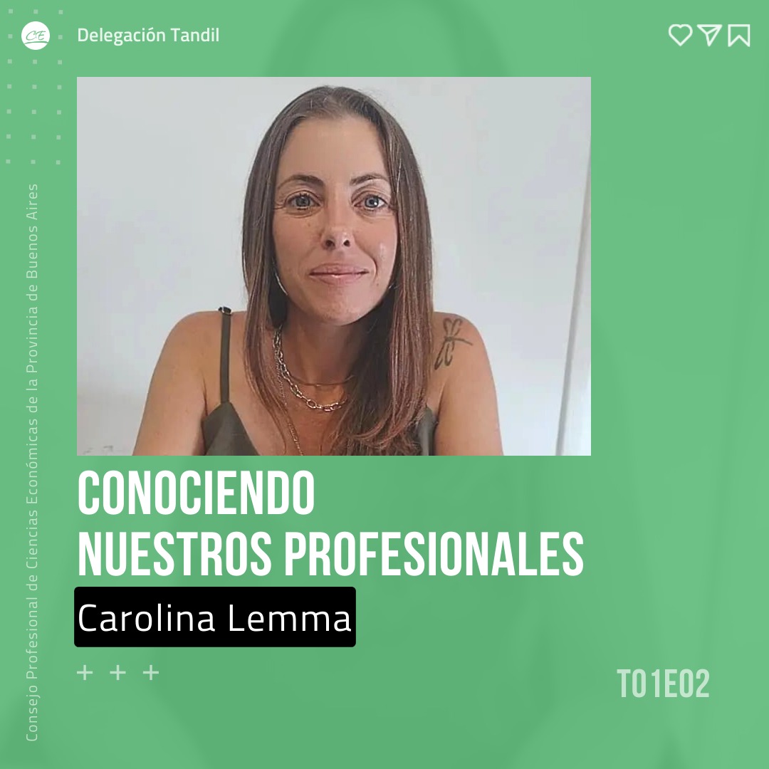 dlgtandil's tweet photo. Conociendo a nuestros profesionales – T01E02

Carolina Lemma
Nuevo post en IG
#8M2023 https://t.co/2aHCxB7i0A