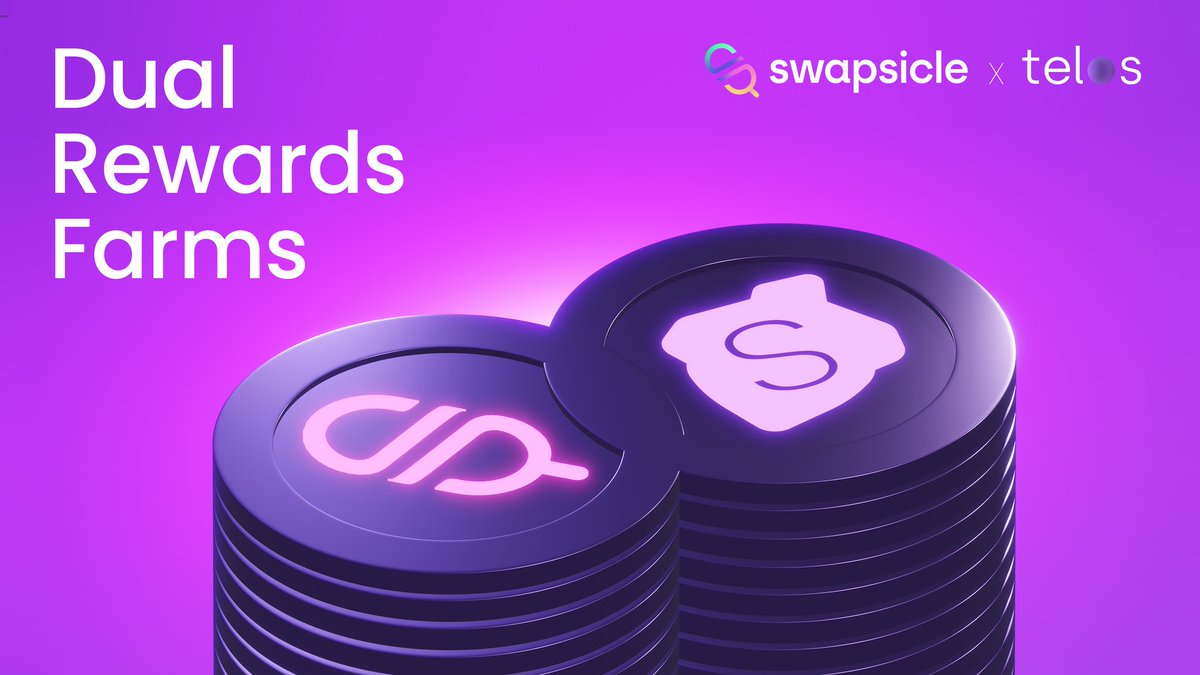 Toushiik's tweet photo. @SwapsicleDEX's new DualRewards Farms are now live on their DEX, thanks to their powerful partnership with The @HelloTelos 🤝
With double the rewards for staking assets in the listed liquidity pools, you don't want to miss out on this opportunity to earn more POPS and #sTLOS👀 https://t.co/S4VNYC2bgf