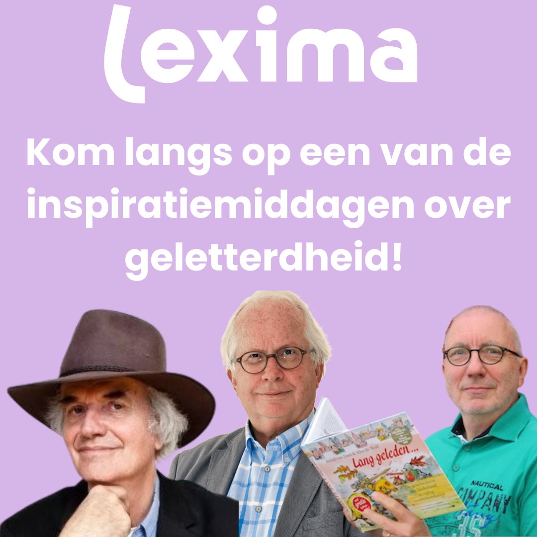 Inspiratiemiddagen van Lexima!

Op deze middagen zullen inspirerende gastsprekers zoals Arend van Dam, Aryan van der Leij en Kees Vernooij een lezing verzorgen. Ben jij er ook bij? Schrijf je in via zurl.co/7Nvq

 #lexima #inspiratiemiddag #onderwijs