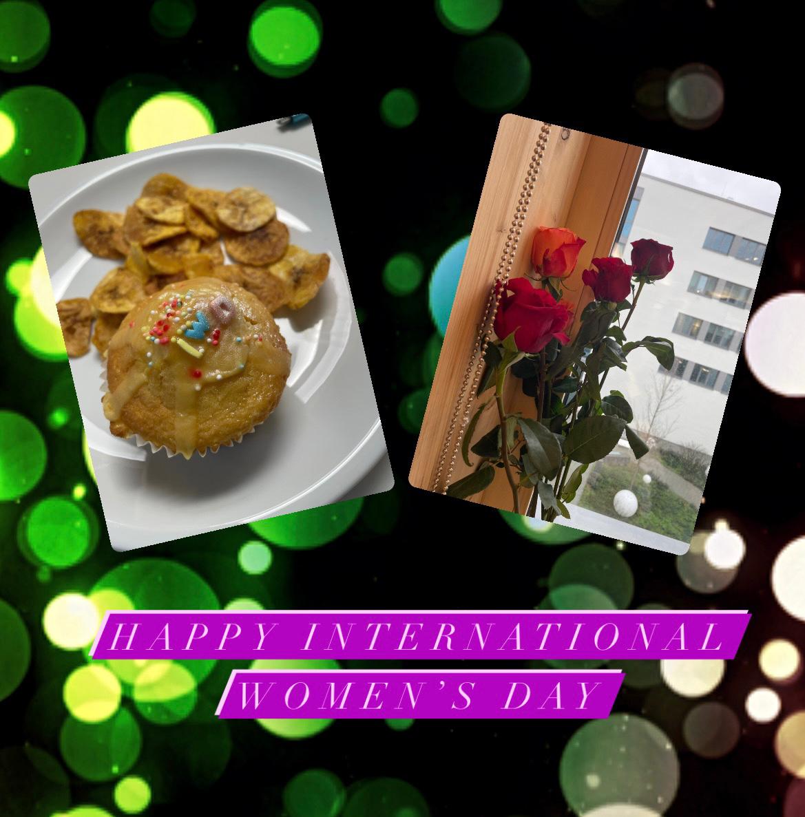 Happy #InternationalWomensDay!
There’s much to celebrate about women’s achievements, and we have more to do! Collectively we can all #EmbraceEquity 

P.S: We celebrated today with 🧁🧁🧁🌹🌹🌹 
<a href="/SPlotzner/">Silke Ploetzner 🍸📙</a>