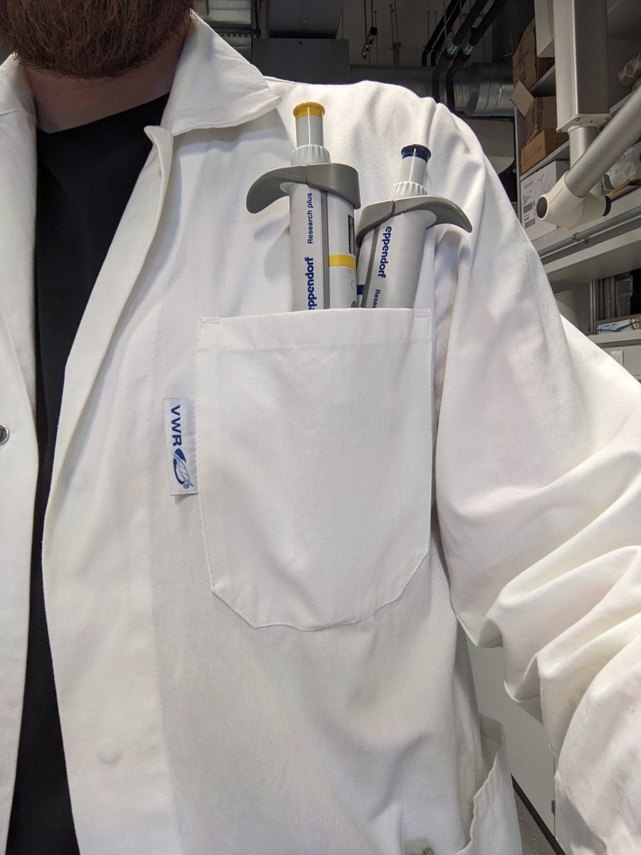 Reekfrin's tweet photo. When your colleagues keep swapping your @Eppendorf_Group pens out. I love the pipettes, but how do I take notes now?! We need more pens, can you help us? https://t.co/hvyNAUt3p6