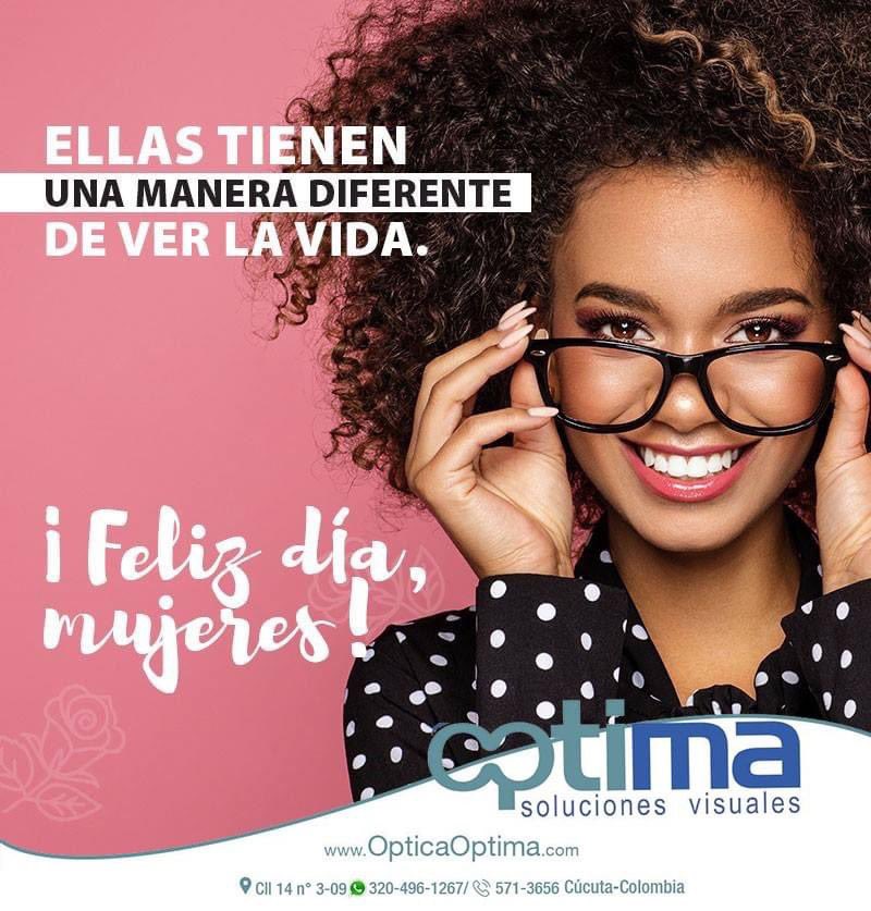 opticaoptima's tweet photo. Óptica Óptima felicita a todas las mujeres visionarias hoy y todos los días del año

#FelizDiaDeLaMujer #8M #DiaDeLaMujer #DíaInternacionalDeLaMujer #Cúcuta #opticascucuta https://t.co/KVHIpuJbgE