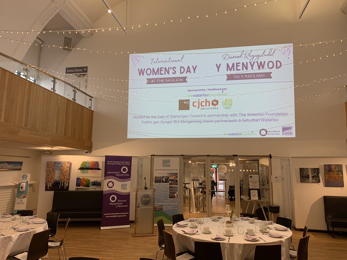 Hugely excited about #IWD2023 <a href="/VOGCouncil/">Vale Council 🏴󠁧󠁢󠁷󠁬󠁳󠁿🇺🇦</a>. All preparations complete and about to welcome our guests. Huge thanks to @Waterloo_TWF , @isglimited <a href="/cjch_solicitors/">CJCH Solicitors</a> <a href="/TheBigFreshCat1/">The Big Fresh Catering Company</a> for their support.