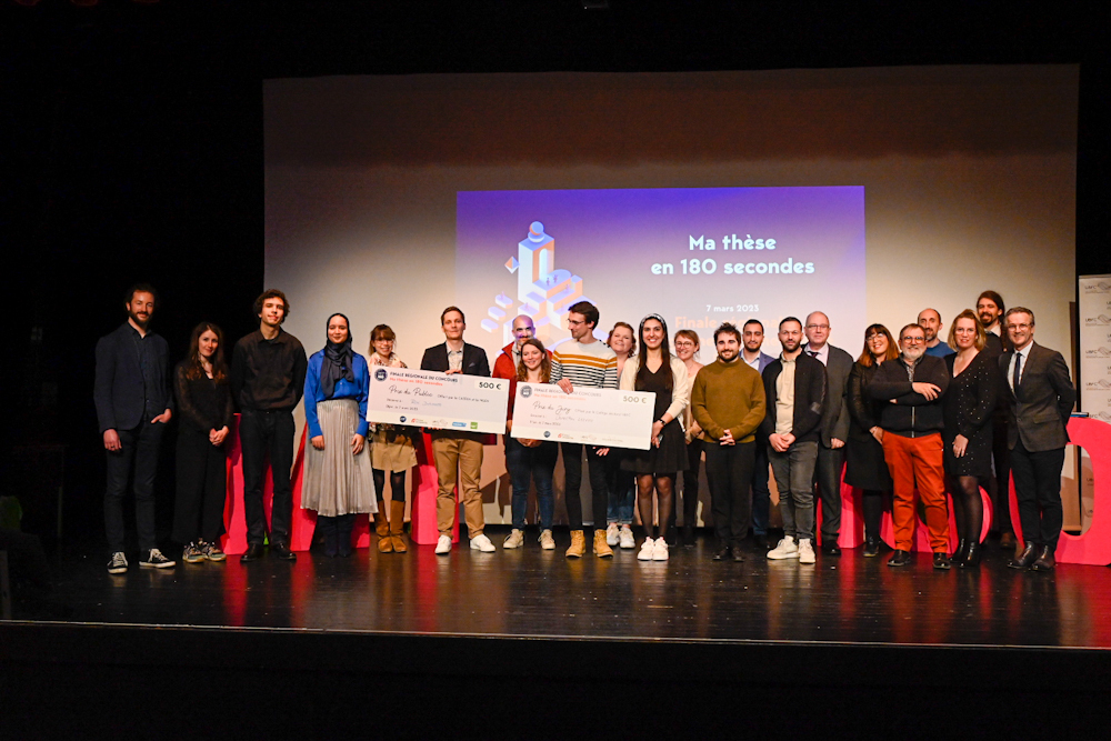 Univ_BFC's tweet image. #MT180 👏 Félicitations aux doctorants @jonathan_lesven et Remi Dorgnier qui remportent respectivement le prix du jury et le prix du public. 🥇

Ils représenteront la région BFC lors de la demi-finale nationale en avril.
Et bravo à Tom Catel pour le prix des lycéens !

@MT180FR