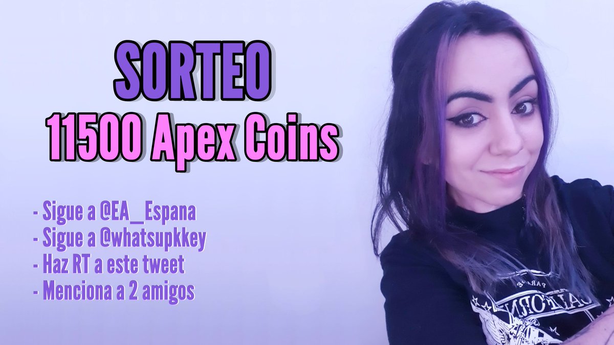 ¡SORTEO EXPRESS por el Día Internacional de la Mujer! 
 
- 11500 APEX COINS:
💻 Para PC
🌍 Internacional

Condiciones:
▶️ Sigue a <a href="/EA_Espana/">EA Spain</a> 
▶️ Sígueme <a href="/whatsupKKey/">kkey ⚡︎</a> 
🔁 RT a este tweet
☑️ Menciona a 2 amigos

🚨 Ganador: 10 de Marzo.

¡Mucha suerte!