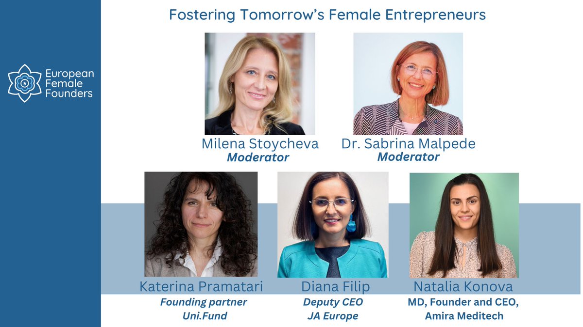 About to start our first panel on Fostering tomorrow's 
#femaleentrepreneurs 
Tune in online webcast.ec.europa.eu/empowering-fem…
#entrepreneurship #Europe #innovation #education