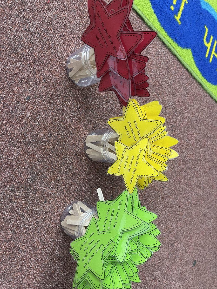 MissOrrP2's tweet photo. In Literacy, we worked on our questioning skills! We picked a friend to answer our question and supported each other throughout! 💫 @MrsMorrisonDPS @DeansPrimary @Deans_Reading https://t.co/fjLqe7cTAs