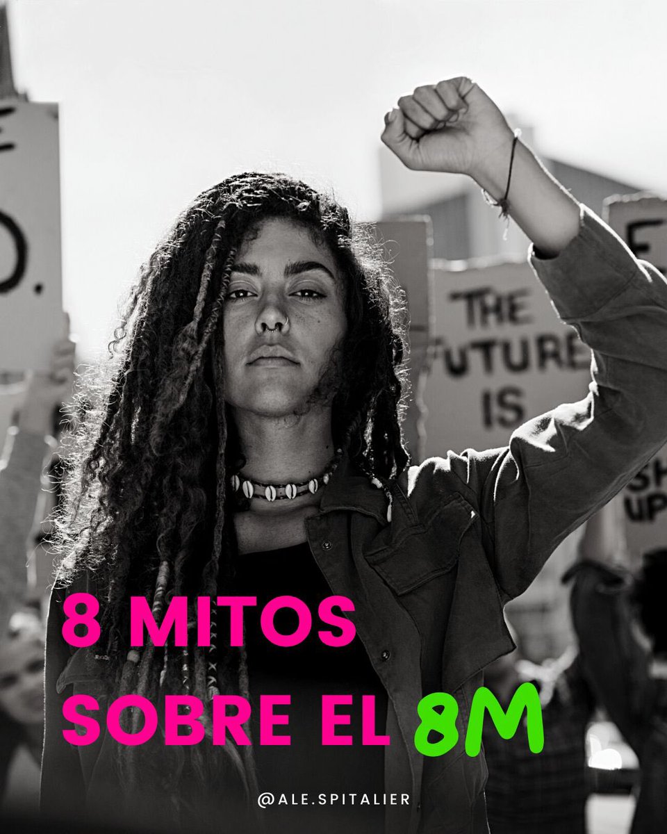 alespitalier's tweet photo. #8DeMarzo día lleno de lucha pero todavía lleno de mitos.  

¿Qué sí y qué no para este #8marzo2023 ? Abro🧵
#8MarchWomensDay #8Marzo #DiaDeLaMujer #InternationalWomensDay #Mujeres https://t.co/TJEiuKK60k