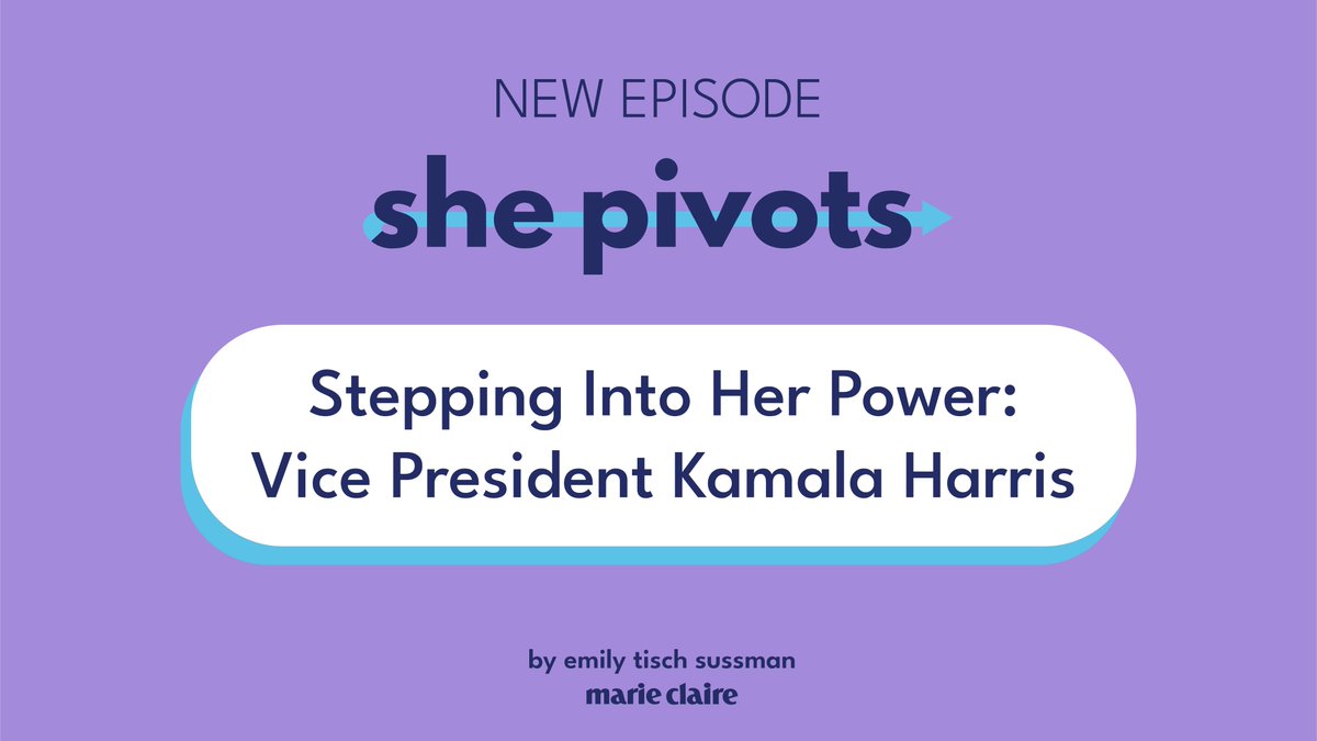 She Pivots is thrilled to kick off S2 with Vice President Kamala Harris. In her most vulnerable conversation yet, Vice President Harris talked with Emily in front of a live audience about arguably the biggest pivot an individual can make: becoming the @VP. link.chtbl.com/VicePresidentH…