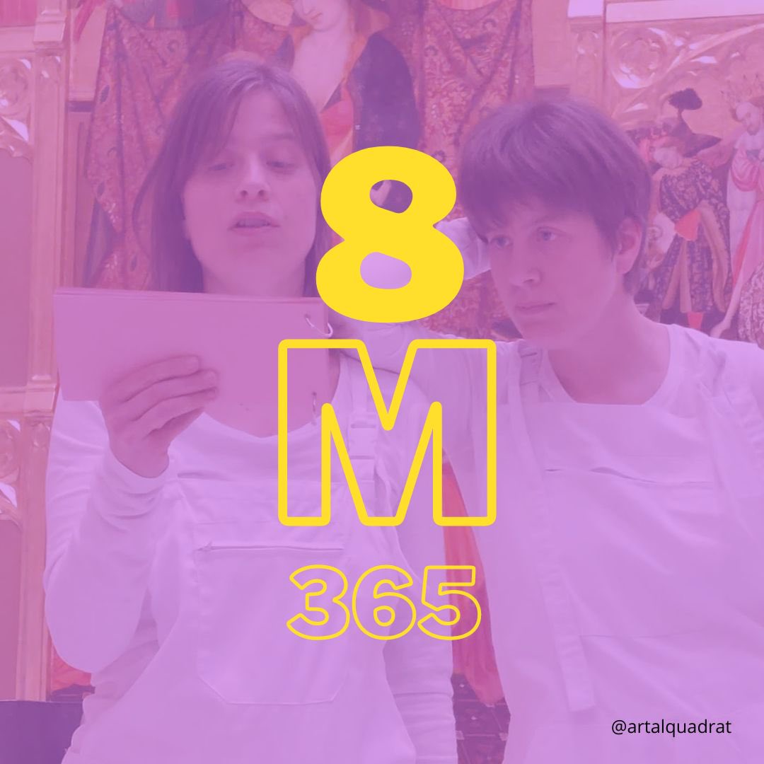 artalquadrat's tweet photo. 8M LOS 365 DÍAS DEL AÑO

#8m
#8marzo 
#365dias 
#365
#feminismo https://t.co/HzbFaXYVaD