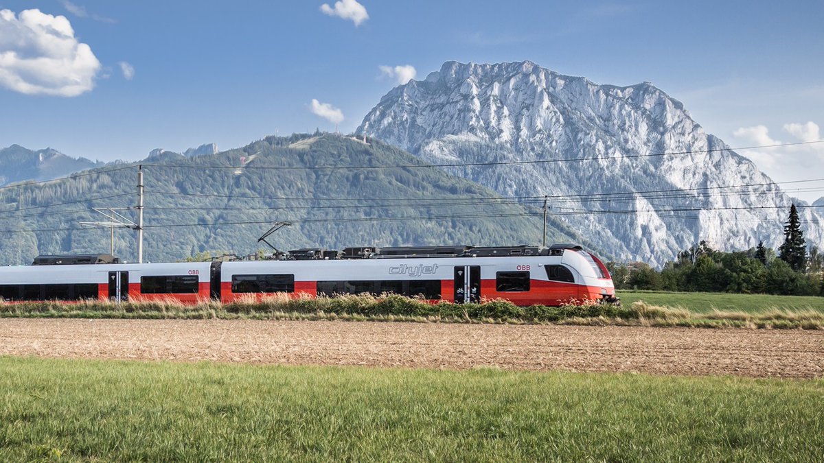 ÖBB bestellen weitere Elektrotriebzüge bei Siemens
bahnblogstelle.com/200287/oebb-be…

#ÖBB #Regionalzug #Siemens #SiemensMobility #DesiroML #Cityjet #Österreich #Bestellung