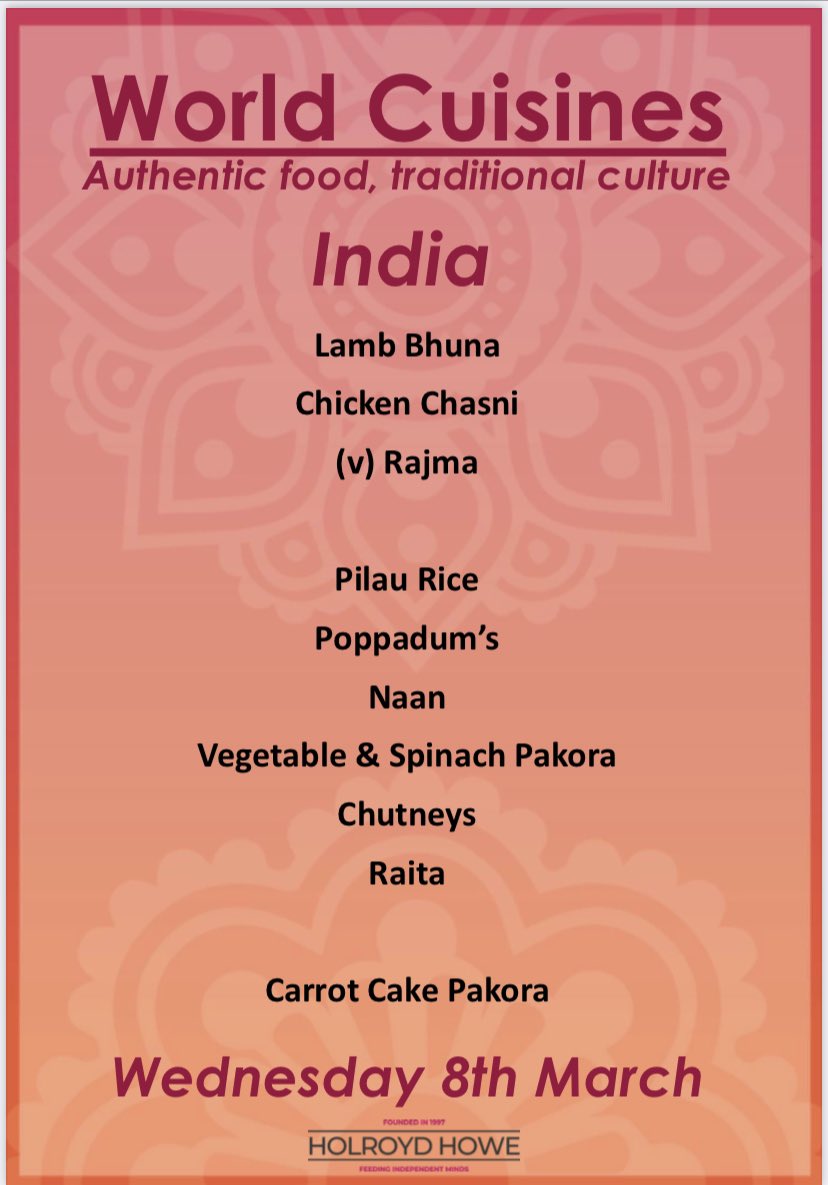 Lovely food today <a href="/KHVIIISchool/">King Henry VIII Senior School</a> <a href="/KHVIIIJunior/">King Henry VIII Junior School</a> Indian themed lunch! <a href="/HolroydHowe/">Holroyd Howe</a> <a href="/HowsonHelen/">Helen Howson</a> <a href="/SueSimp19472824/">Sue Simpson</a> <a href="/ESweeting87/">ICOffenderII</a>