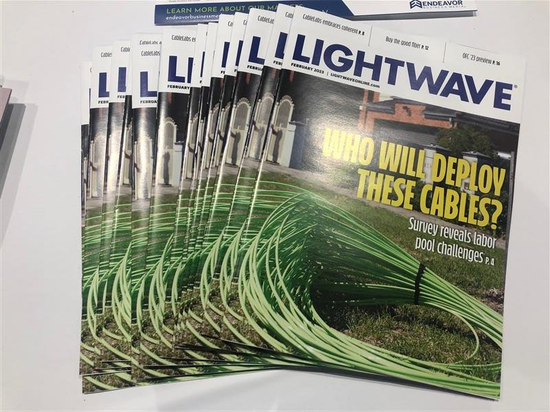 lightwaveonline's tweet photo. Some shots from the Lightwave booth at #OFC2023 @ofcconference 

Check out our Day 1 OFC video w/ LW Editorial Director Stephen Hardy: https://t.co/Drx1k1odf6

#optical #communications #datacenter #fiberoptic #telecom #fiber #broadband #photonics #network #cabling #connectivity https://t.co/iArAx0Rg4y