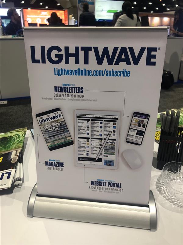 Some shots from the Lightwave booth at #OFC2023 <a href="/ofcconference/">OFC Conference</a> 

Check out our Day 1 OFC video w/ LW Editorial Director Stephen Hardy: lightwaveonline.com/optical-tech/v…

#optical #communications #datacenter #fiberoptic #telecom #fiber #broadband #photonics #network #cabling #connectivity