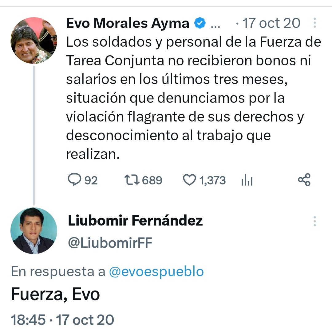 Liberfach0's tweet photo. ⚠️ | ¡CONFIRMADO!, el corresponsal de la República, Liubomir Fernandez, el q "desmiente" la versión de los soldados cuando escaparon por el río, y q la prensa caviar utiliza como única fuente válida en Puno, es un admirador de Evo Morales, y de Runasur. ¿que opinas? https://t.co/ovcWJgYNFe