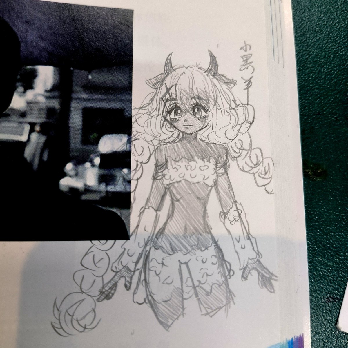 Akira1ice's tweet photo. 摸鱼 #OC https://t.co/nPLjGf57Rk