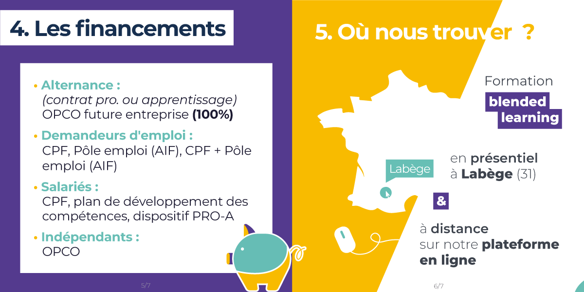 Andilcampus's tweet photo. 🎓 Diplôme Chef de projet digital (niv. Bac +4)
🔎 3 spé. : #Communication ou Développement ou Acquisition de trafic

💰 #Alternance : financement à 100%
💰 CPF, AIF (Pôle emploi), etc.

📅 Rentrée : 13/10/23
📍 Présentiel à Labège &amp; distanciel en ligne
🔗 https://t.co/x7RaAIJXe6 https://t.co/erRaBtI9Zu