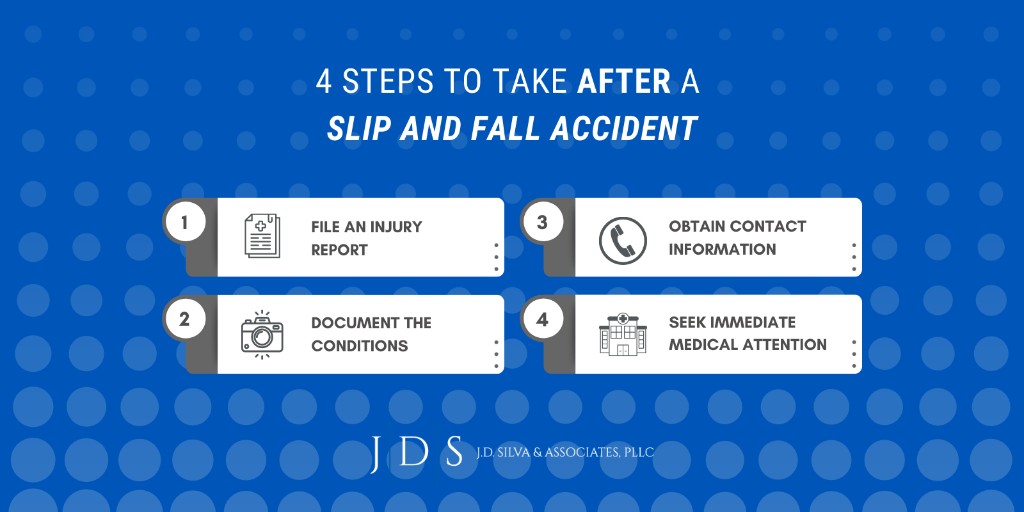 What Steps Should I Take After a #SlipAndFall Accident? bit.ly/3j1pefB #PremisesLiability #PersonalInjury