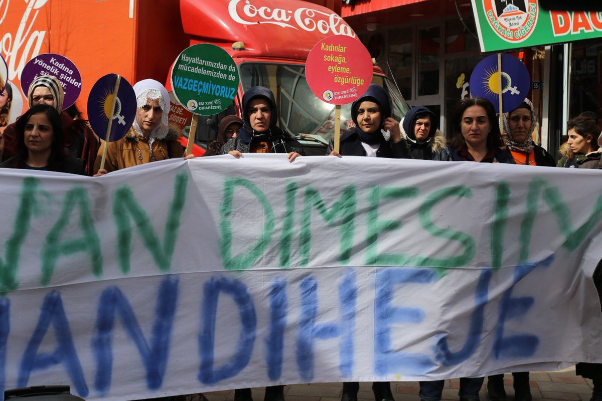 kad_agr's tweet photo. Bu gün kadınlar olarak erkek egemen zihniyete karşı Doğubayazıt ta 8 martı kutladık https://t.co/nWlaGJGuzo