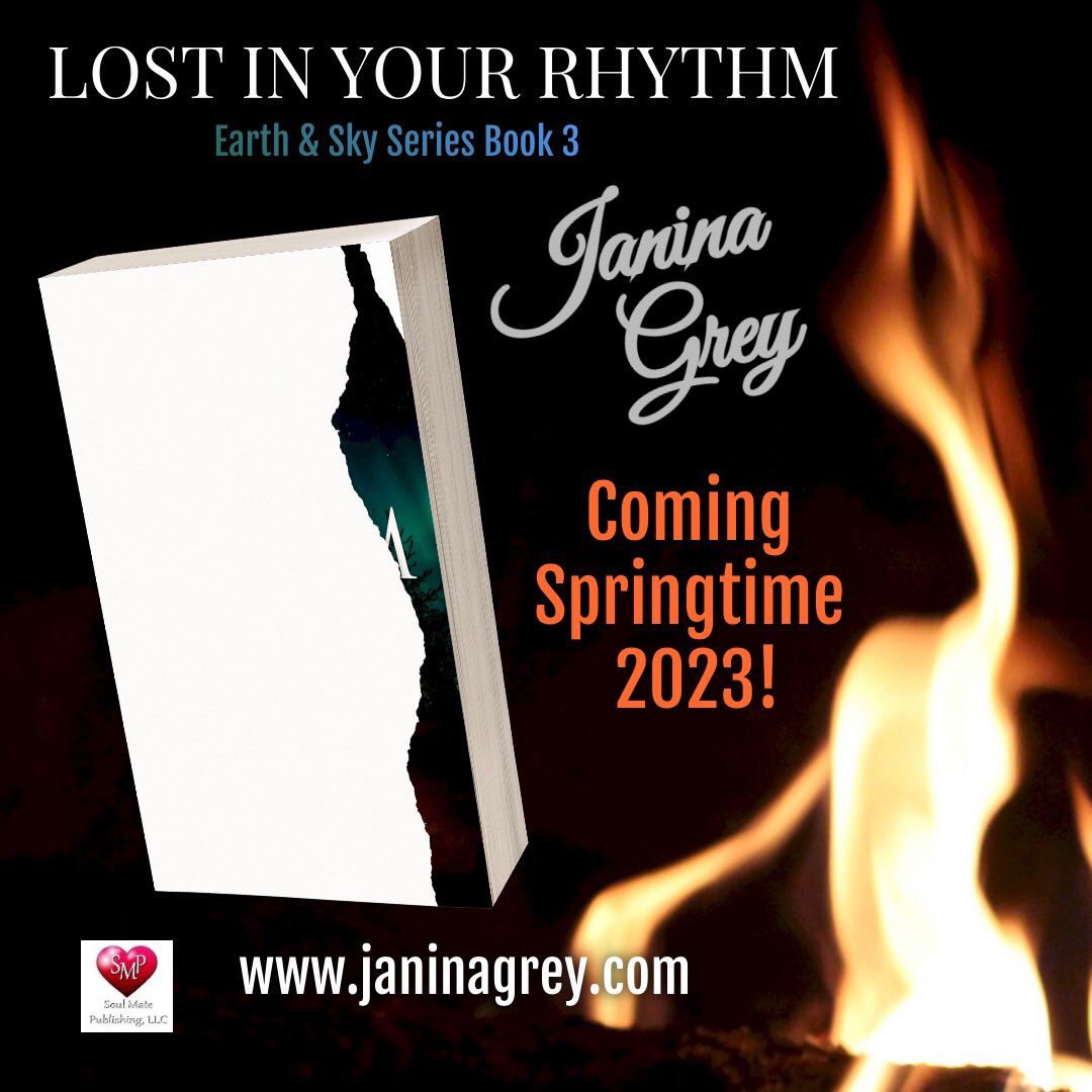 Getting ready for my cover reveal for LOST IN YOUR RHYTHM #soulmatepublishing 
Check out the first 2 books in the Earth & Sky series - LOVE IN THE FOREST and LIFE IS FOR LIVING  at #BarnesandNobleNH #KU #Amazon #MFRWauthor