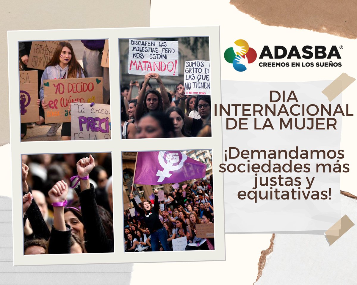 ADASBA1's tweet photo. DÍA INTERNACIONAL DE LA MUJER
"Este Día Internacional de la Mujer, tenemos que lograr no solo que las mujeres y las niñas se beneficien de la transformación tecnológica, sino también, y sobre todo, que puedan contribuir a forjarla en condiciones de igualdad"
#ADASBA https://t.co/vUVj21aaRD
