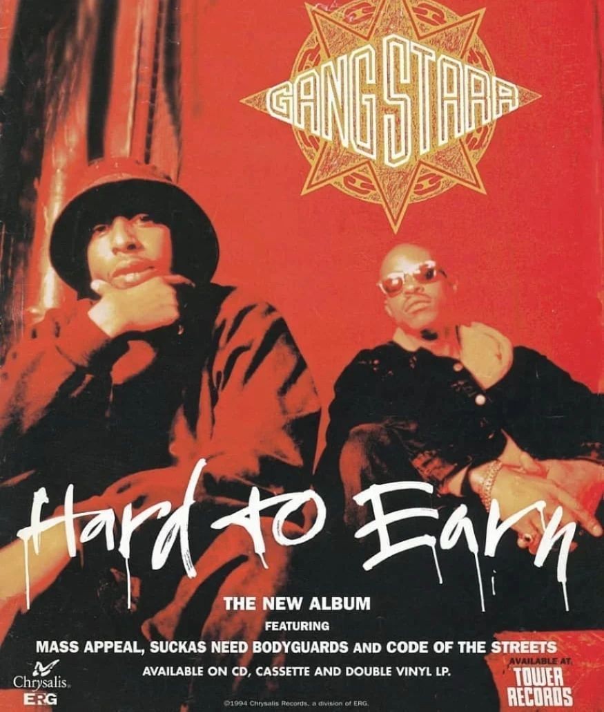 vibe927miami's tweet photo. #RIPGuru Today in #HipHopHistory: #HardToEarn is the 4th album from the #hiphop duo #GangStarr. It was released March 8, 1994 and featured the singles "#MassAppeal", "#DWYCK" and "#CodeofTheStreets". #classichiphop #realhiphop #newyorkhiphop #djpremier https://t.co/UqDF7E06vt