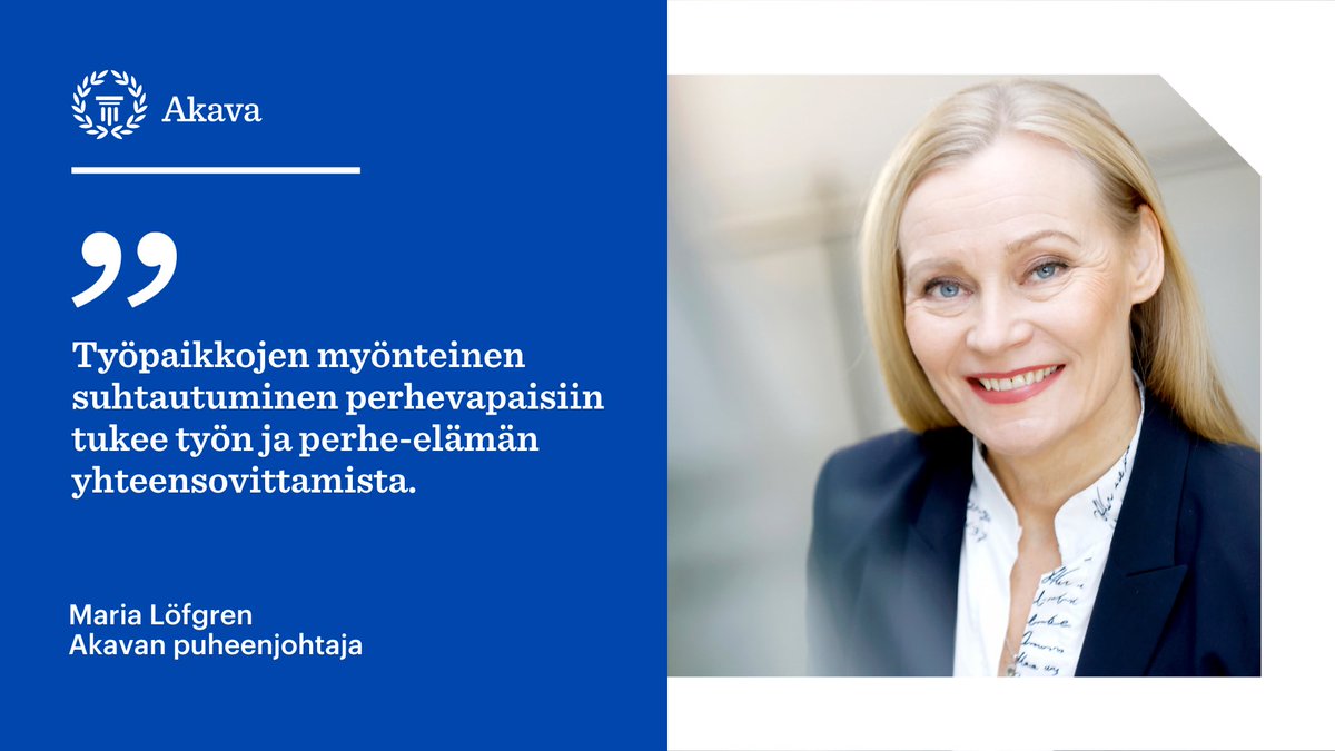 marialofg's tweet photo. Naistenpäivänä haluan kiittää neuvottelujärjestöjämme @YTN_ry @JUKOry ja kaikkia niitä työnantajia ja työnantajaliittoja, jotka ovat työpaikoilla ja työehtosopimuksissa edistäneet tasa-arvoisia perhevapaita. @AkavaRy #tasaarvo #naistenpäivä Lue blogini 👇🏼
https://t.co/GCv4qv3RaT https://t.co/DxiHW7vprx