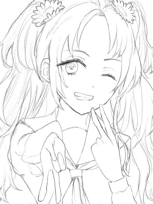 うんうん、線画いい感じー😊 