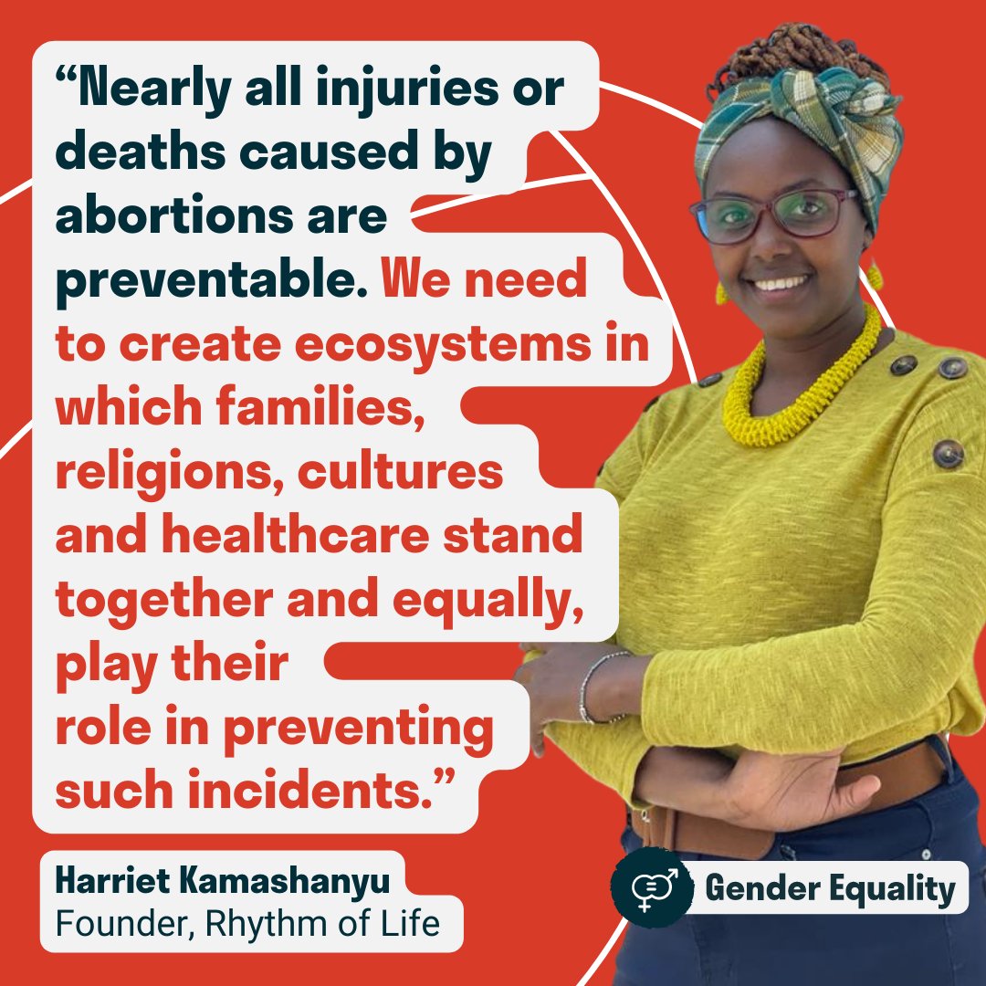OneYoungWorld's tweet photo. At #OYW2022, our Ambassador Harriet spoke about advocating for women’s rights to education,healthcare and how you can contribute towards a more equitable world for all. Learn about her work: https://t.co/ClrX2lbwVv  
#InternationalWomensDay #InvestInEquity https://t.co/wILGT8hPPy