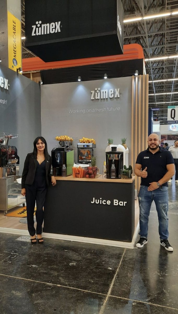 ZumexLATAM's tweet photo. ¿Estás buscando mejorar tu negocio de #Retail en #México? 💪🚀 
Únete a nosotros en #ExpoANTAD2023 y descubre lo último en soluciones de exprimido que harán crecer tu negocio.

📢Stand 2043 BC
📅 7-9 Marzo, 2023
🌍Guadalajara Jalisco, México https://t.co/ULcxUxNQ4z
