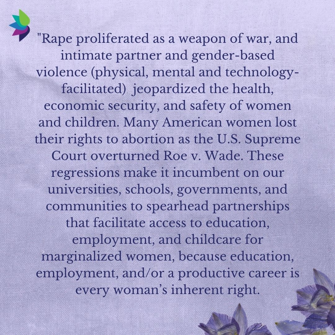 uDefineTheLine's tweet photo. 🥳Happy International Women's Day! 

See Dr. Shaheen Shariff's statement about the work that must be undertaken to improve gender equality and the key role that universities must reclaim below  #IWD2023 https://t.co/v6zYXLavTd