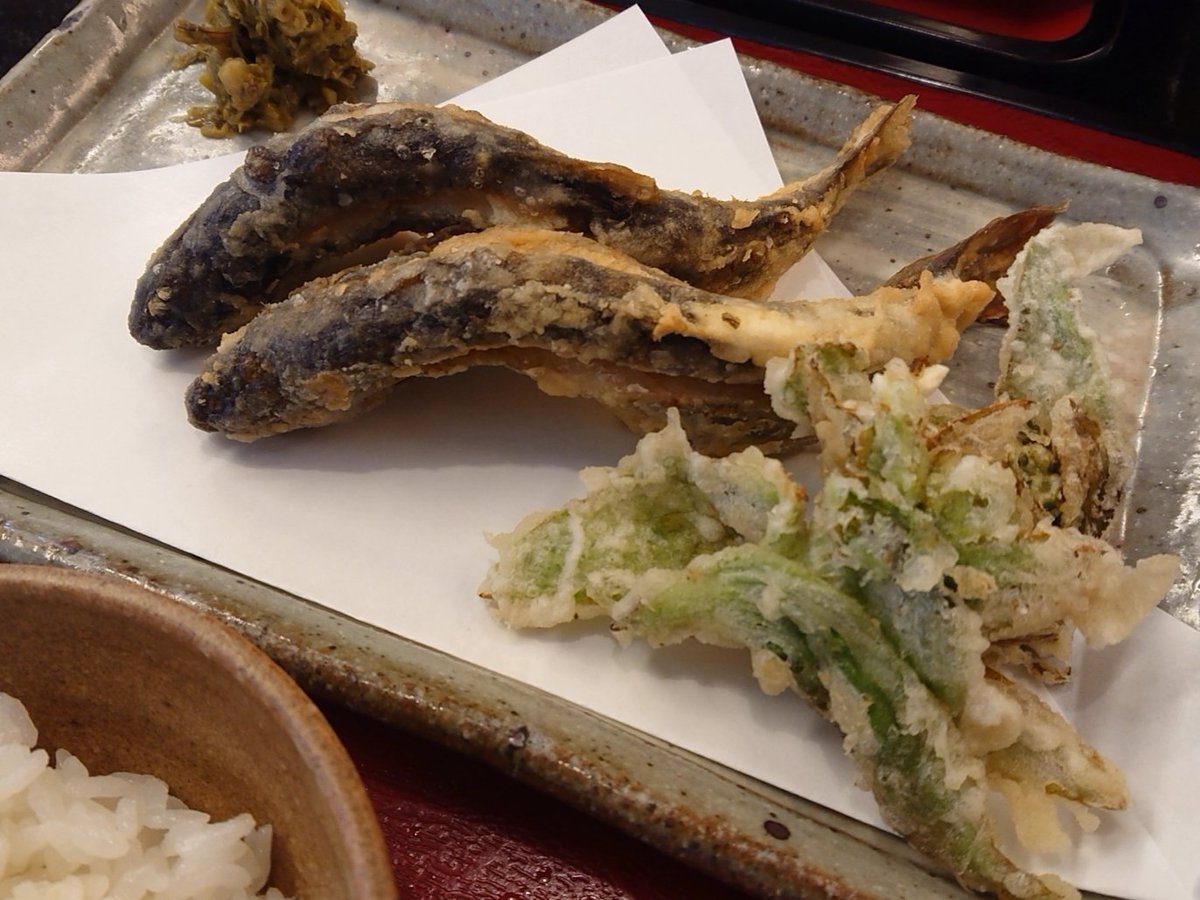 akr55mstk's tweet image. ヤマメ美味しかった😋🍴💕