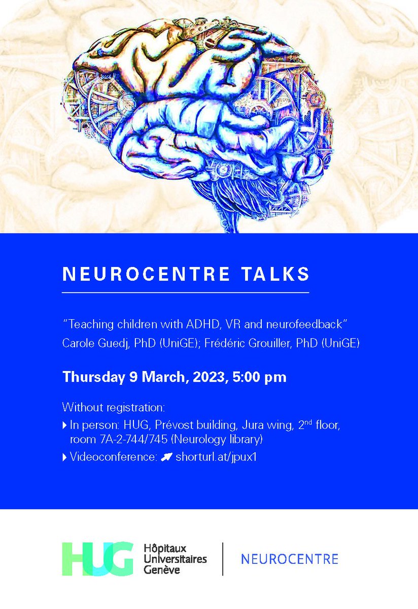 DespinaD (@despidem) on Twitter photo Upcoming Neuro🧠Center talk 📢 the award winning study of <a href="/carole_guedj/">Carole Guedj</a> in collaboration with <a href="/GrouillerF/">Grouiller Frédéric</a> on ADHD #attention regulation in #VR environment <a href="/NeuroGeneva/">Geneva University Neuro🧠Center</a> <a href="/BBL_UNIGE/">Brain and Behaviour Laboratory</a> <a href="/UNIGEnews/">Université de Genève</a> <a href="/CIBM_ch/">CIBM Centre d'Imagerie Biomedicale</a> Upcoming Neuro🧠Center talk 📢 the award winning study of <a href="/carole_guedj/">Carole Guedj</a> in collaboration with <a href="/GrouillerF/">Grouiller Frédéric</a> on ADHD #attention regulation in #VR environment <a href="/NeuroGeneva/">Geneva University Neuro🧠Center</a> <a href="/BBL_UNIGE/">Brain and Behaviour Laboratory</a> <a href="/UNIGEnews/">Université de Genève</a> <a href="/CIBM_ch/">CIBM Centre d'Imagerie Biomedicale</a>