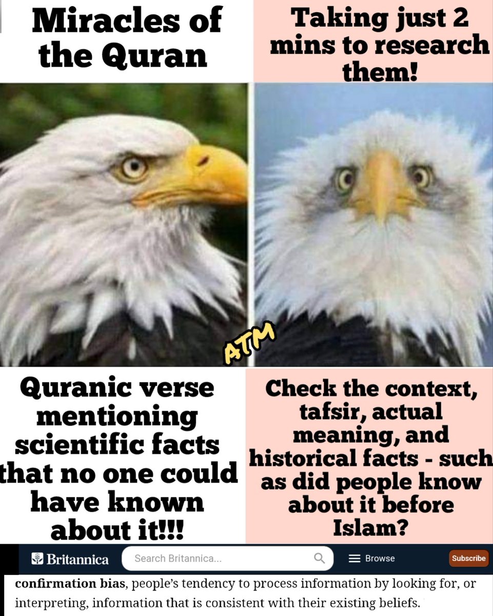 ExMuslimMemes's tweet photo. All the #scientificmiracles of the #Quran have been debunked. in fact, over 200 #scientificerrors have been documented in the Quran - if you dare to research it. https://t.co/K4zrYnXkq8