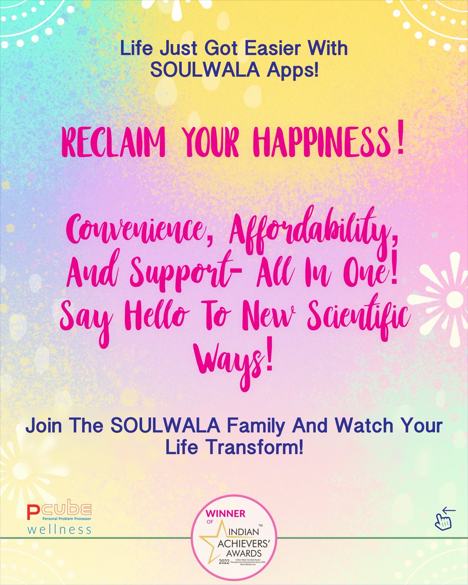 getsoulwalanow's tweet photo. LIFE JUST GOT EASIER WITH SOULWALA APPS!

RECLAIM YOUR HAPPINESS!

Convenience, Affordability, and Support- All in One! Say Hello to New Scientific Ways! 

Click - https://t.co/5MygatBYvp

Join the Soulwala Family and Watch Your Life Transform!

#pcubewellness #wellnessapps https://t.co/uCrx8hdqDU