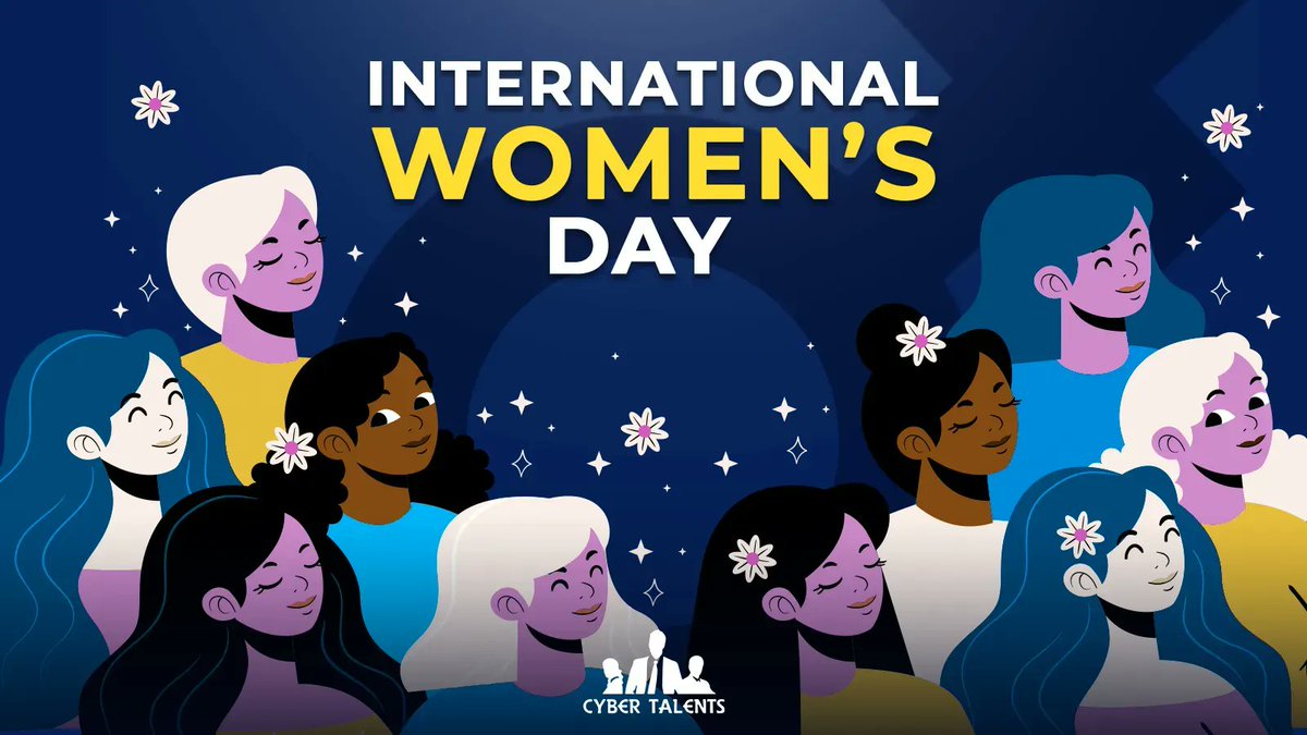 We wish all our beautiful women a wonderful month and a nice year ahead, all our appreciation and support for all our powerful women all over the world, may you continue to be role models and great examples. 💙🌼

#CyberTalents #Cybersec #Women_International_Day