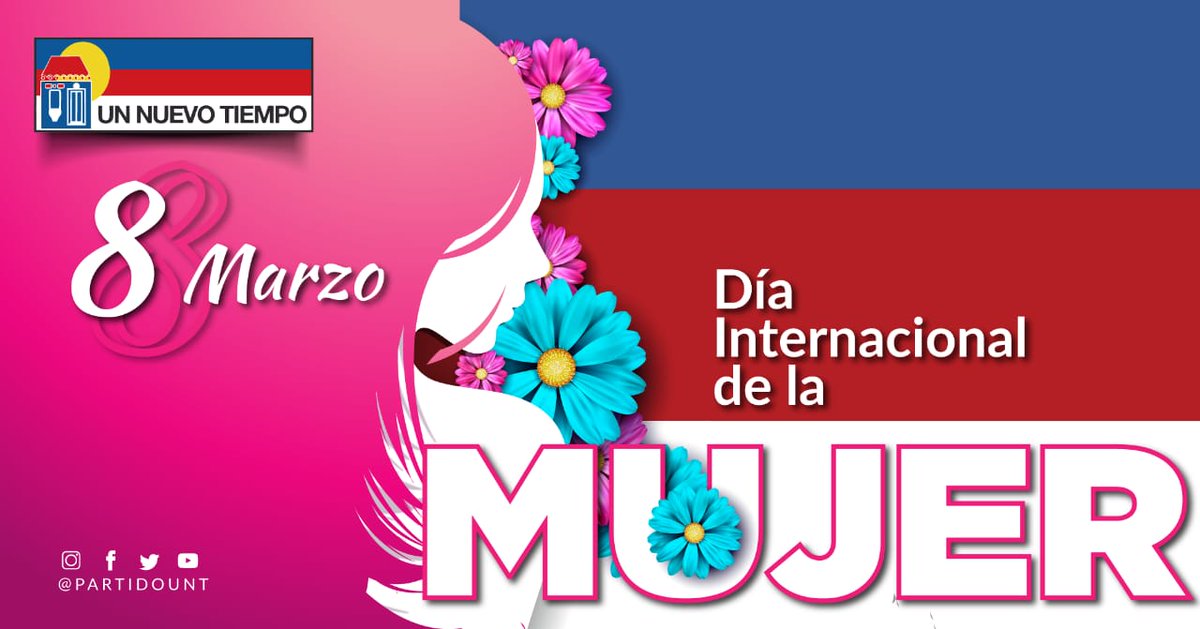 ¡Feliz Día de la Mujer! 

Celebramos y honramos la existencia de la mujer luchadora y trabajadora, que representa la unión de la familia y día a día le regala una sonrisa al mundo con su presencia. Desde #UNT nos enorgullece contar con damas empoderadas que apuestan por Venezuela