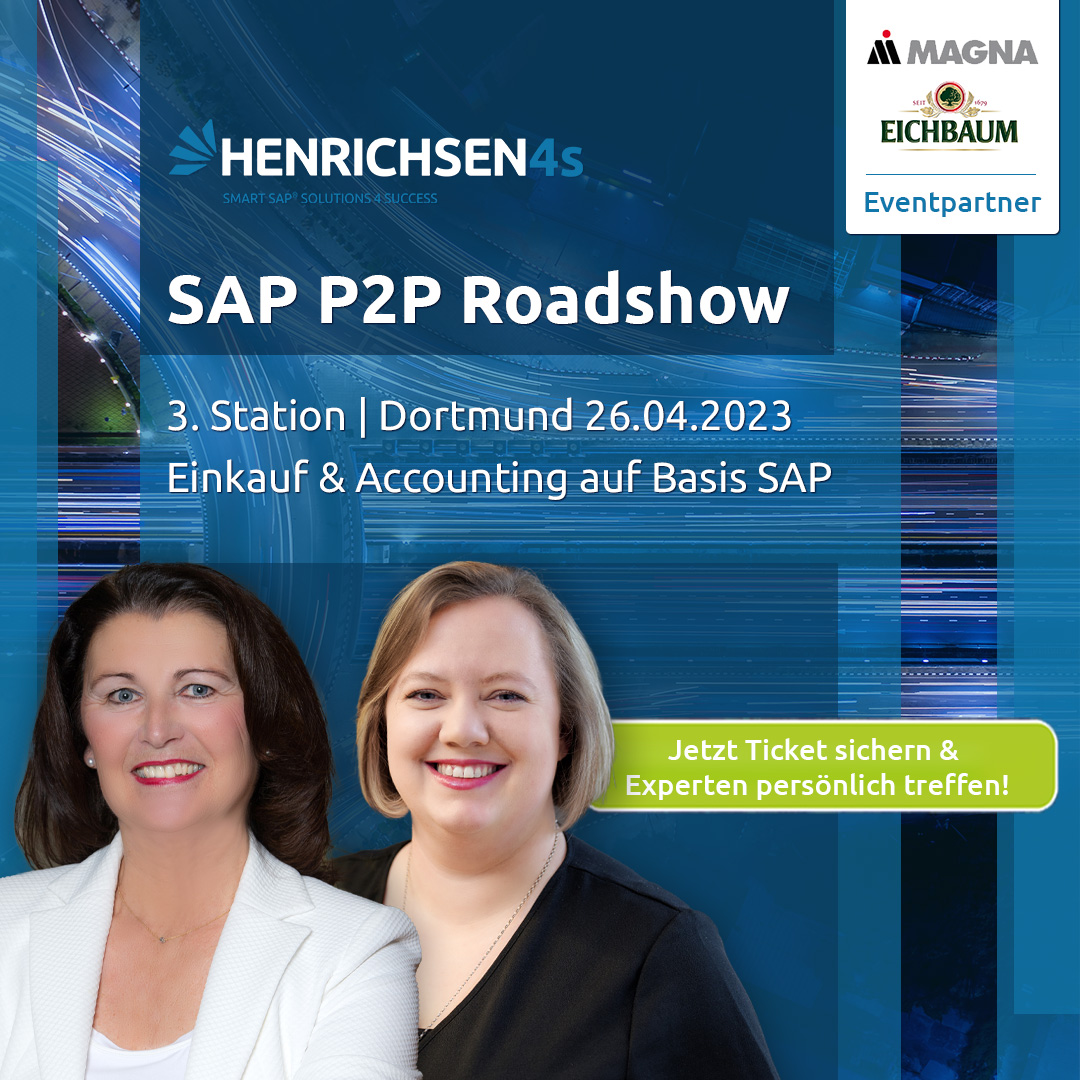 𝐒𝐀𝐏 𝐏𝟐𝐏 𝐑𝐨𝐚𝐝𝐬𝐡𝐨𝐰 𝟐𝟎𝟐𝟑 - 𝐋𝐈𝐕𝐄 
💙 Hömma, Herz Westfalens! Wollense wissen, warum UNSER Herz für den P2P-Prozess schlägt? Dann kommense vorbei! 
𝐃𝐨𝐫𝐭𝐦𝐮𝐧𝐝 𝐚𝐦 𝟐𝟔.𝟎𝟒.𝟐𝟎𝟐𝟑. Jetzt kostenloses Ticket sichern und anmelden: l.henrichsen.de/RS-Dortmund-26…