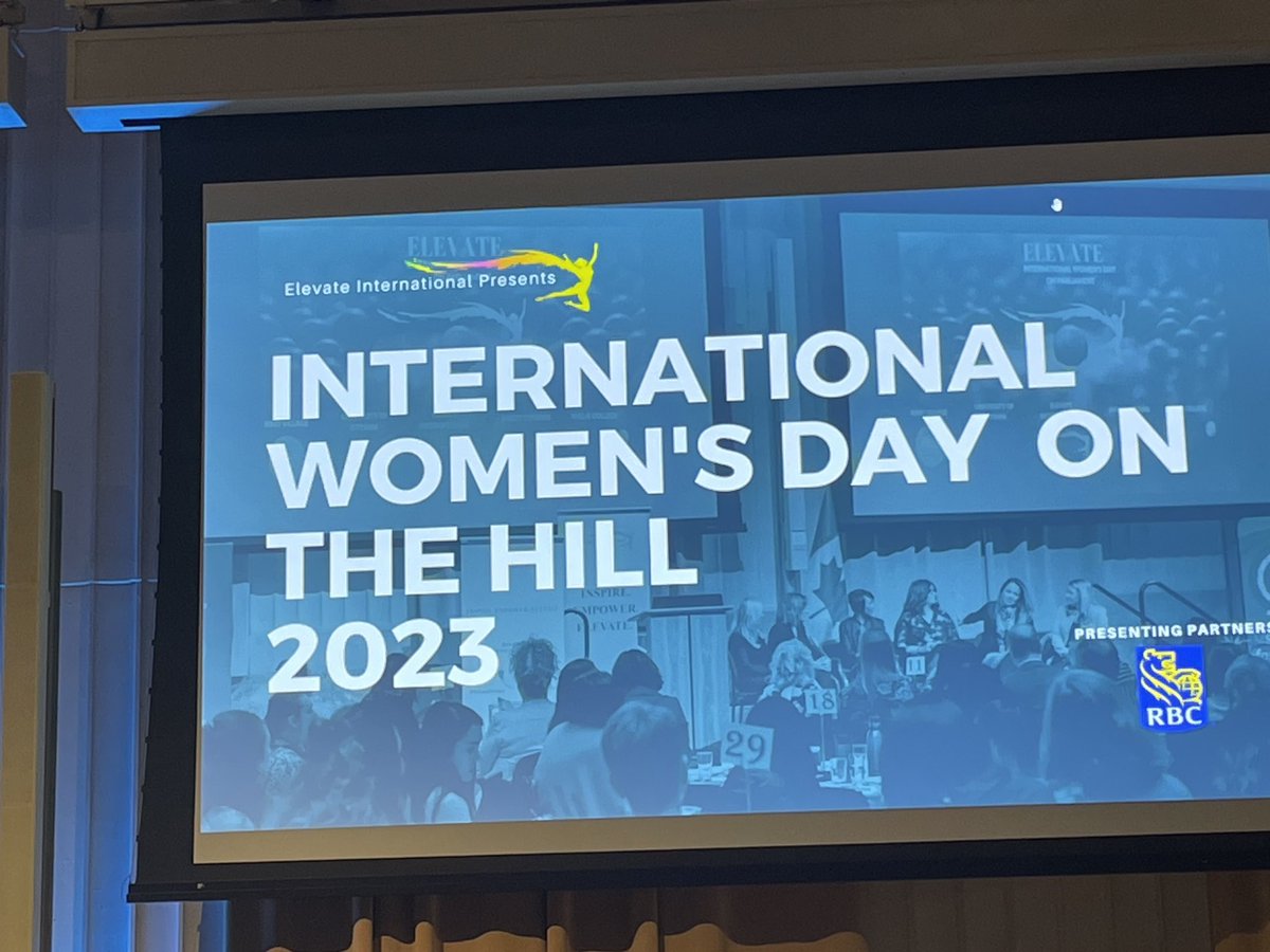 Thrilled to be spending IWD back in person on Parliament Hill