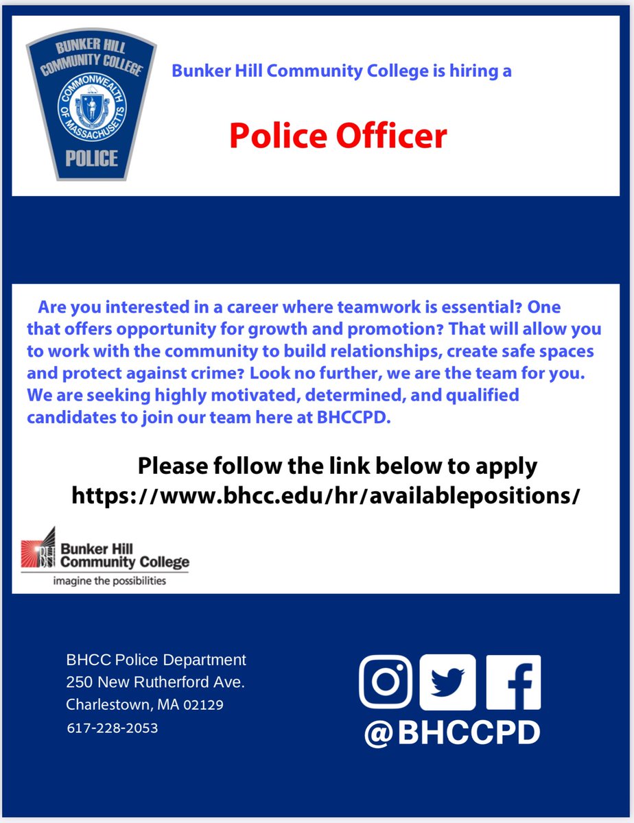 BHCC Police Department tweet media