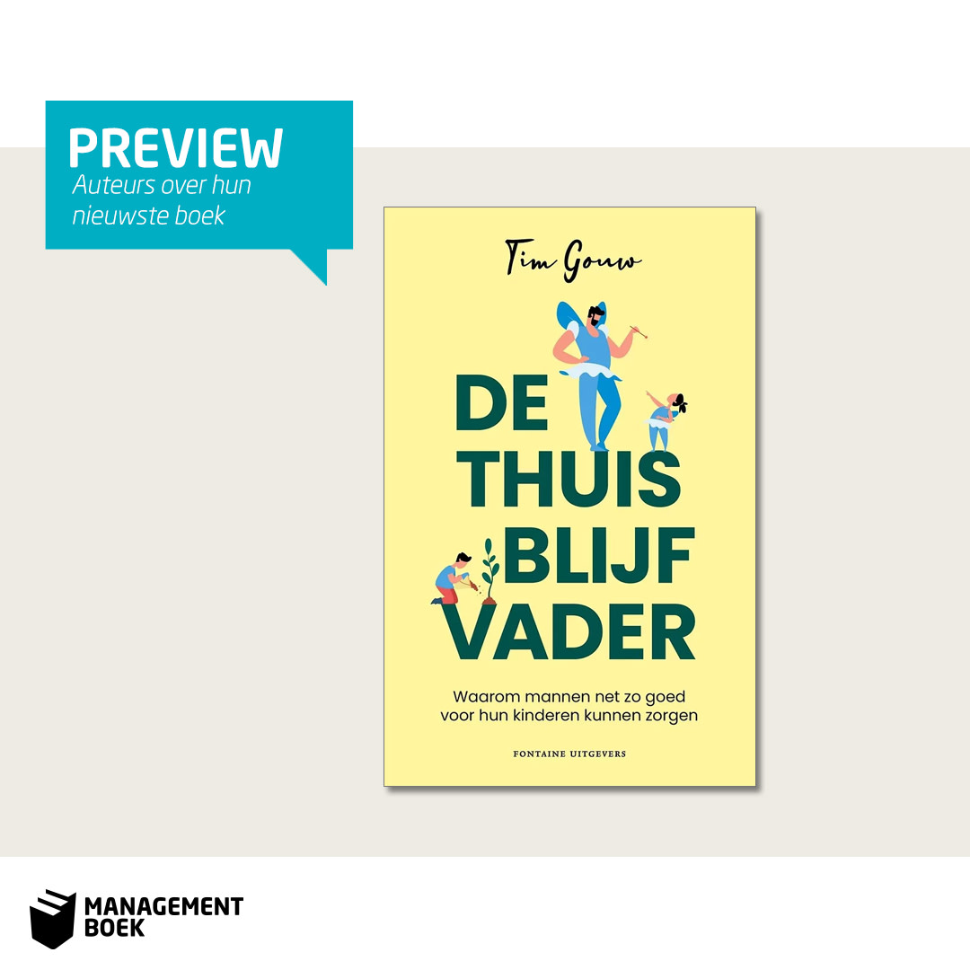'Wat gebeurt er met je als je als man helemaal stopt met betaald werk verrichten en je voornaamste zorg is dat de kinderen in leven blijven? Valt daar voldoening uit te halen?' Tim Gouw @punttim schreef 'De thuisblijfvader', zijn preview lees je hier > bit.ly/3YvrMpp