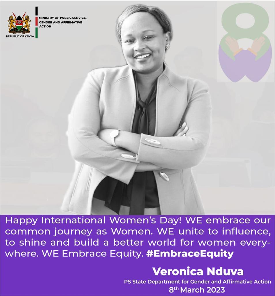 Happy #InternationalWomensDay2023 from the State Department for Gender and Affirmative Action.
#EmbraceEquity #IWD2023
@PSNduva