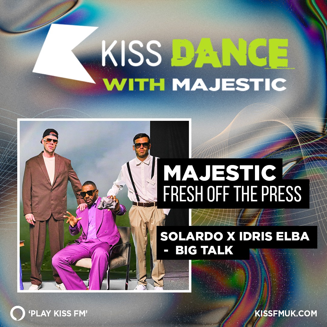 Fresh off the press with @KissFMUK and @MajesticOnline 🙌 🙌 Big Talk 👊 #kissdance @idriselba @ultrarecords