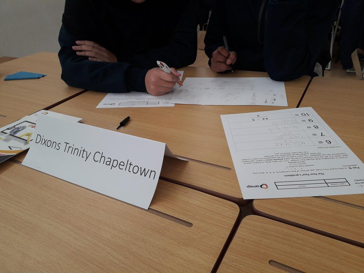 DTCMathematics's tweet photo. Our Year 8 students are demonstrating our value of #hardwork today at #MathsFeast! They are working together as a team to solve some challenging questions! https://t.co/i8TuRPZ5uc