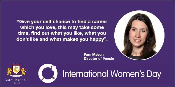 GSTschooldirect's tweet photo. To mark International Women's Day 2023, which this year falls during National Careers Week, we asked some members of our team "What piece of advice would you give to our students as they think about their future career options and aspire to reach their full potential?"

#IWD2023 https://t.co/2kR1Bt864M